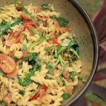 Cherry Tomato Pasta with Crispy Prosciutto