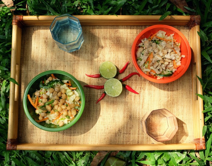 Asian Chicken or Chickpea Salad