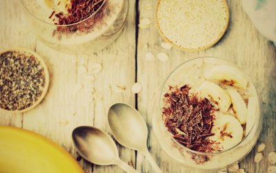 Banana Chocolate Quinoa Breakfast Bowl