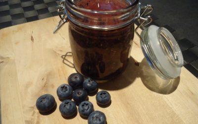 5-MIN Sugar-Free Blueberry Vanilla Chia Seed Jam