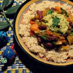 Burrito Bowl with Avocado Sauce