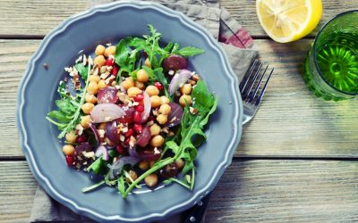 Chickpea Arugula Salad