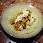 Chickpea Broccoli Wraps with Cashew Cream