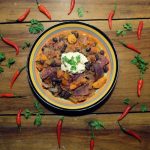 Chili con Quinoa with Cashew Sour Cream