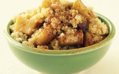 Warm Cinnamon Apple Quinoa Breakfast