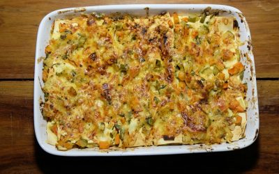 Fast Tomato Lasagna with Blue Cheese