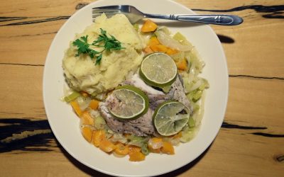Fish and Veggies with White Wine