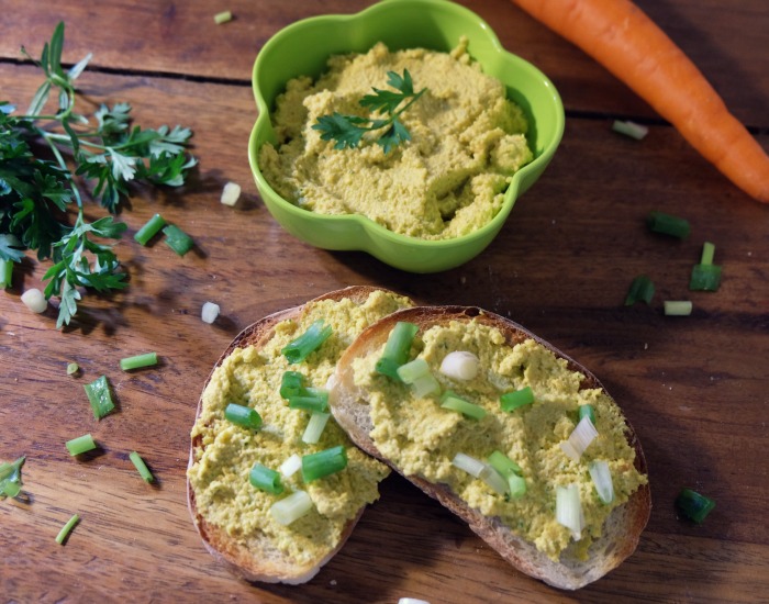 Carrot Parsley Cashew Spread