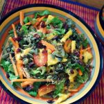 Green Salad with Pineapple and Orange Dressing