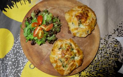 Leek Mushroom Galette (with Chicken Option)