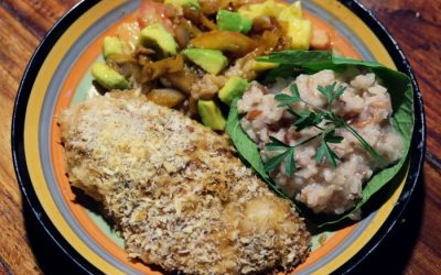 Marinated Chicken With Pineapple Avocado Salsa