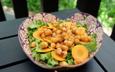 Marinated Carrot and Spiced Chickpea Salad