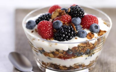 Mixed Berry Vanilla Granola Parfait