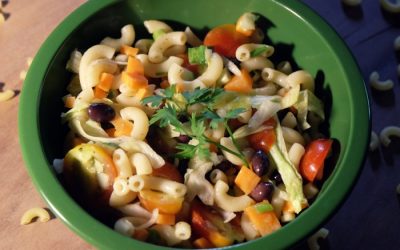 Pasta Salad with Black Beans and Veggies