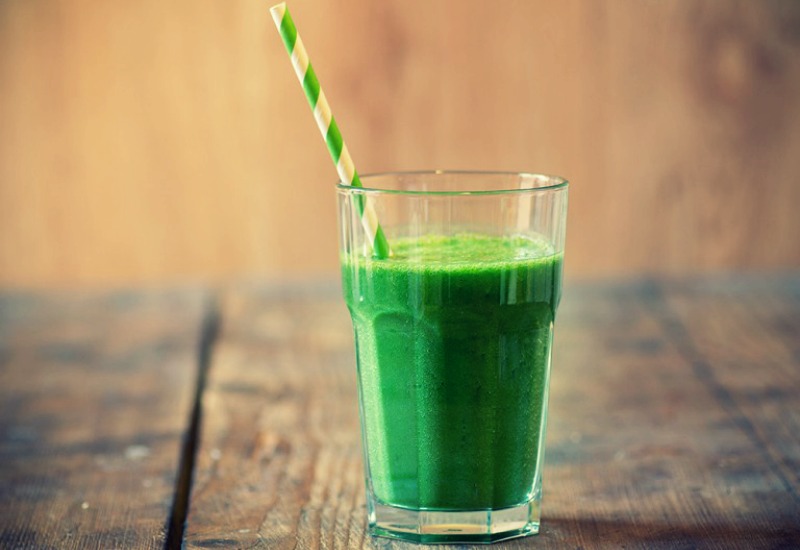 Peach Grape Green Smoothie
