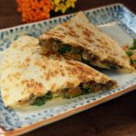 Refried Black Bean Quesadilla