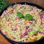 Spiralized Veggies with Tuna and Yogurt Dressing