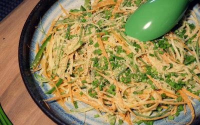 Peanut Zucchini Noodles