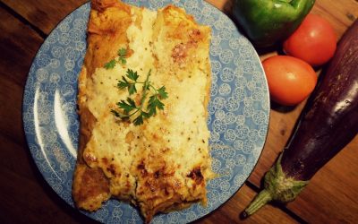 Veggie Enchiladas with Black Beans