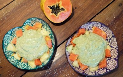 Green Smoothie Ice Cream