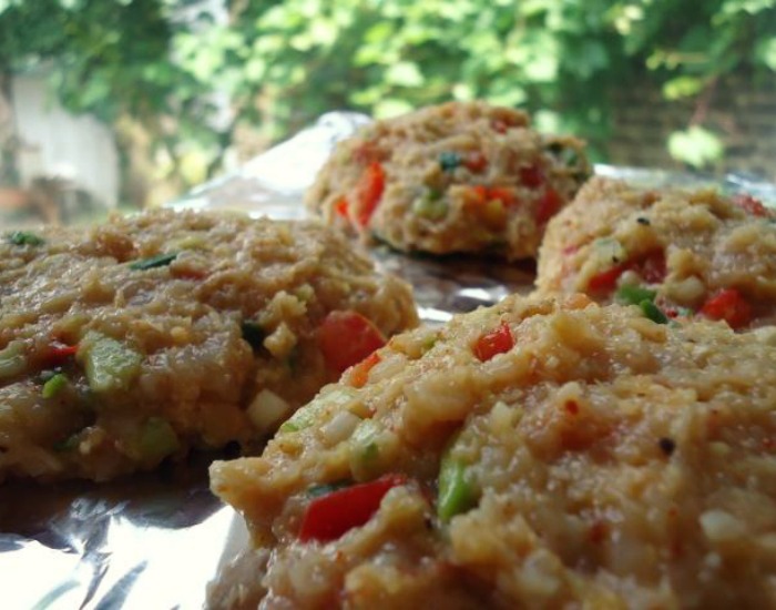 Mango Coconut Chicken Burger