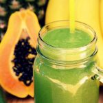 Tropical Papaya Green Smoothie