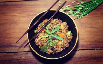 Fried Quinoa with Pineapple