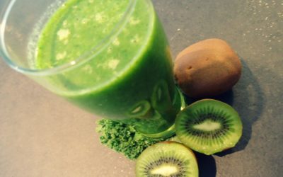 Minty Kiwi Mango Smoothie