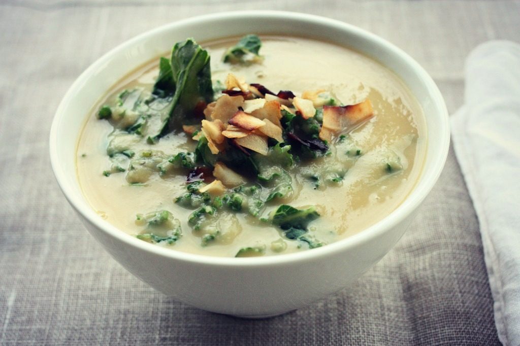 parsnip kale soup
