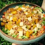 Roasted Pumpkin Chickpea Salad