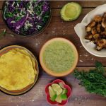 Shrimp Tacos with Avocado Sauce